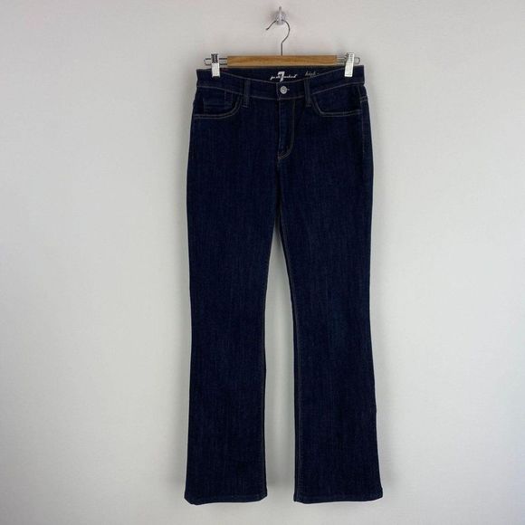 7 For All Man Kind High Waist Bootcut Jean - Picture 1 of 7